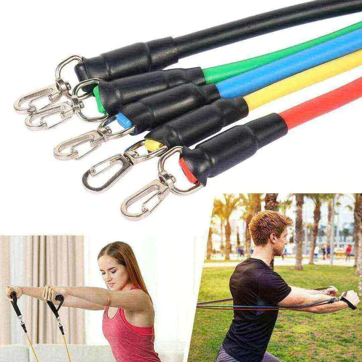 RESISTANCE BANDS - 11 PCS SET