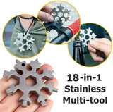 18-IN-1 SNOWFLAKE MULTITOOL & MULTIFUNCTION GADGET