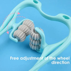 6 Wheel Pressure Point Neck Massager (Premium Quality)