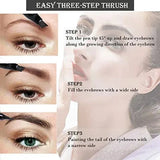 Original 4 Point Waterproof Eyebrow Pen (Black Colour)