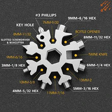 18-IN-1 SNOWFLAKE MULTITOOL & MULTIFUNCTION GADGET